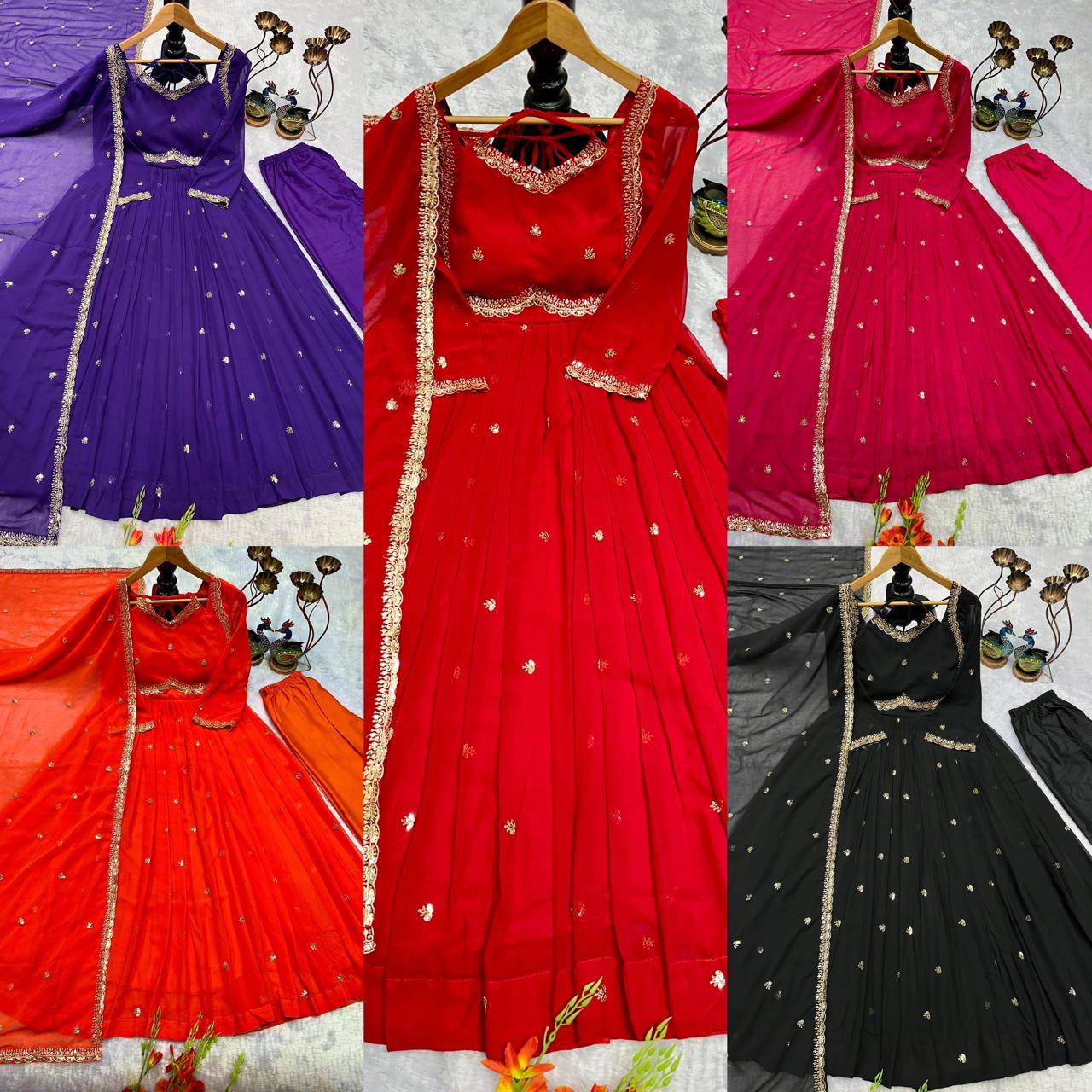 PREMIUM GEORGETTE ANARKALI SET