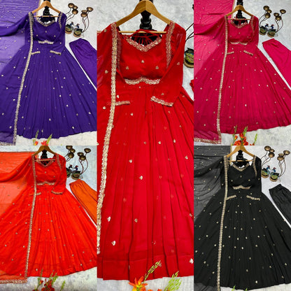PREMIUM GEORGETTE ANARKALI SET