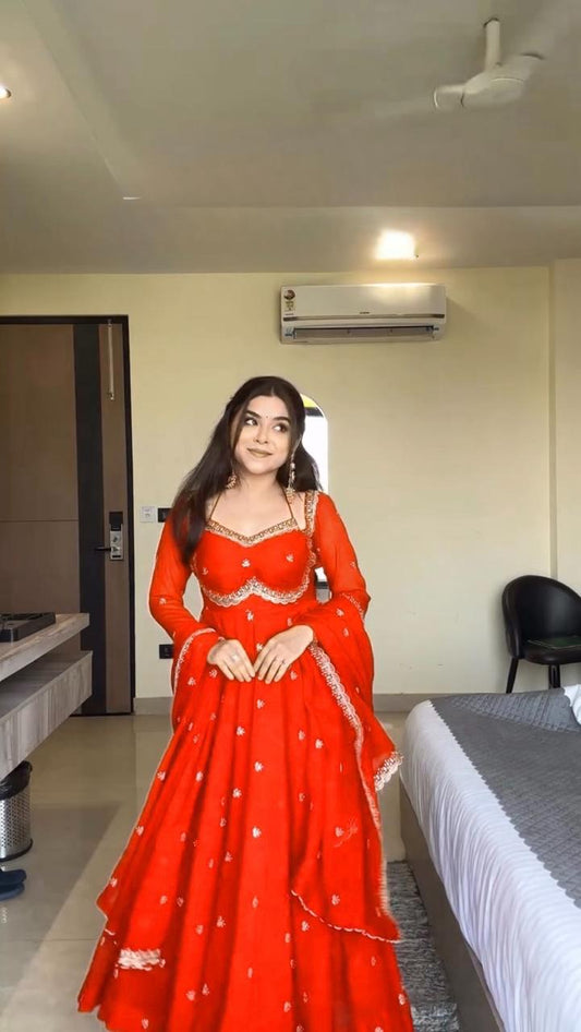 PREMIUM GEORGETTE ANARKALI SET