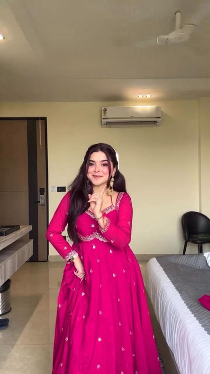 PREMIUM GEORGETTE ANARKALI SET