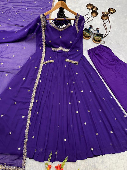 PREMIUM GEORGETTE ANARKALI SET