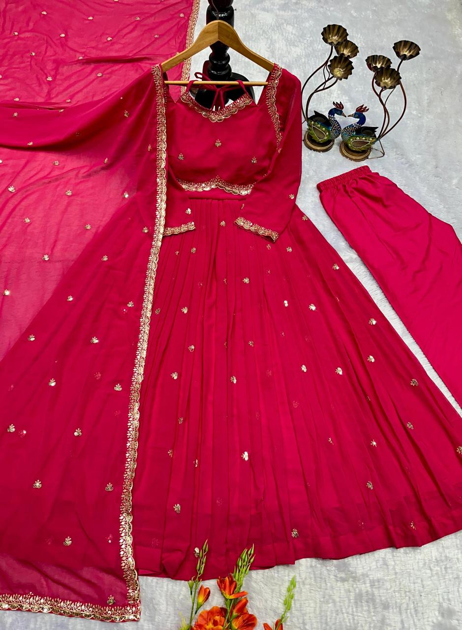 PREMIUM GEORGETTE ANARKALI SET