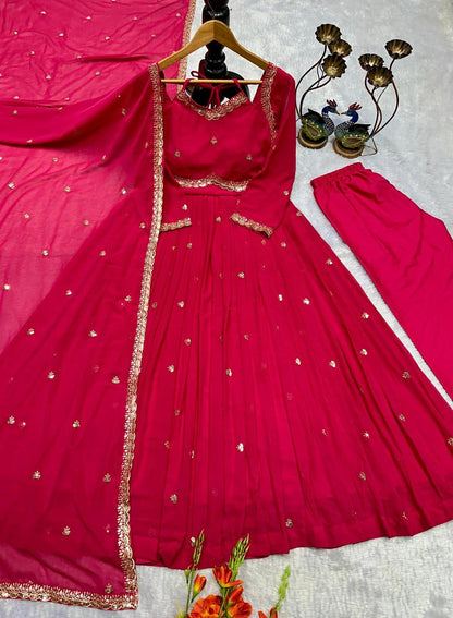 PREMIUM GEORGETTE ANARKALI SET