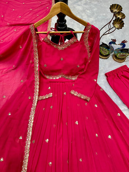 PREMIUM GEORGETTE ANARKALI SET