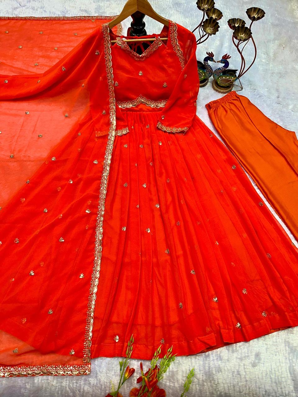 PREMIUM GEORGETTE ANARKALI SET