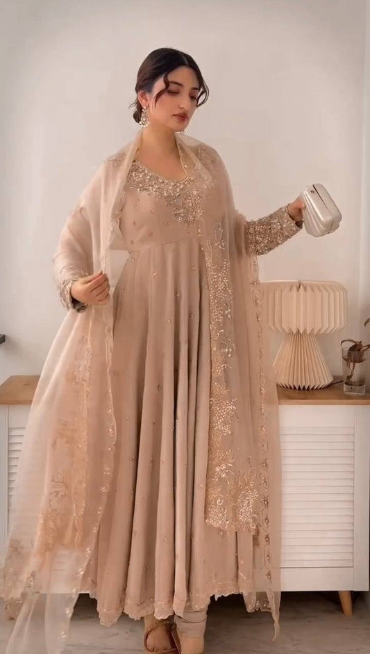 LAIBA MOTI WORK PAKISTANI SUIT