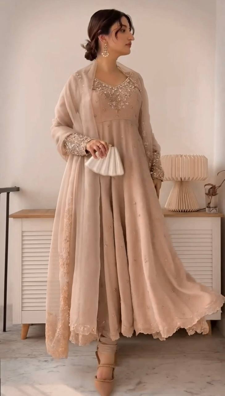 LAIBA MOTI WORK PAKISTANI SUIT
