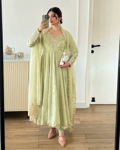 LAIBA MOTI WORK PAKISTANI SUIT