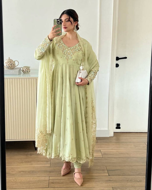 LAIBA MOTI WORK PAKISTANI SUIT