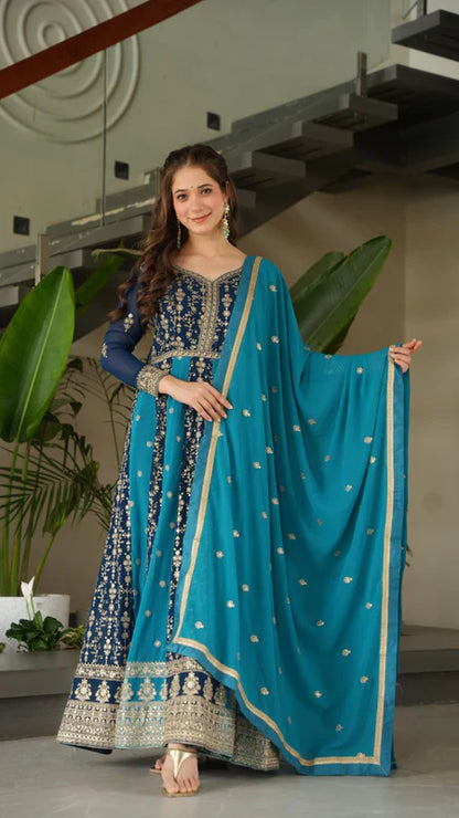 PREMIUM DESIGNER READYMADE GOWN-DUPATTA COLLECTIONS 2025