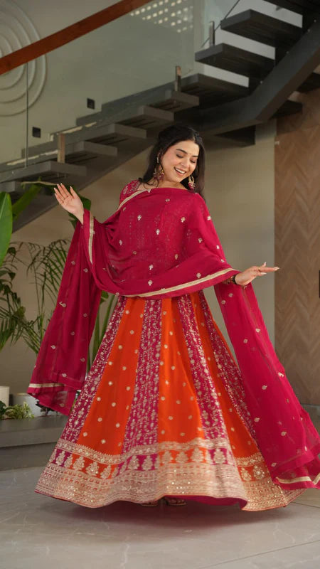 PREMIUM DESIGNER READYMADE GOWN-DUPATTA COLLECTIONS 2025