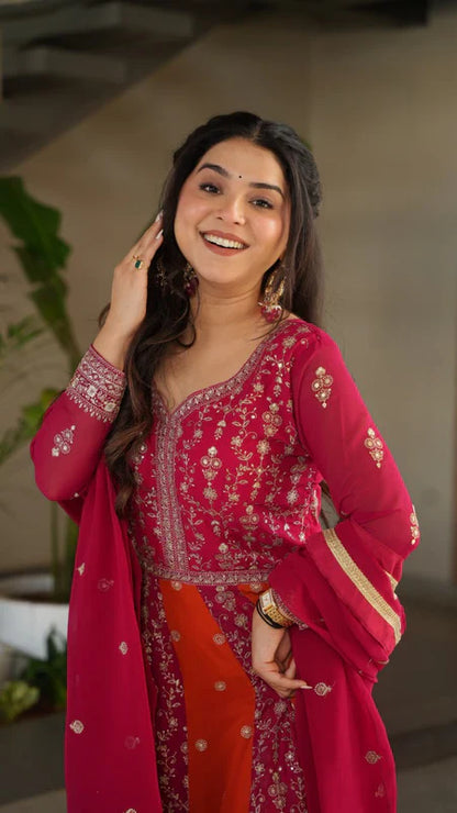 PREMIUM DESIGNER READYMADE GOWN-DUPATTA COLLECTIONS 2025